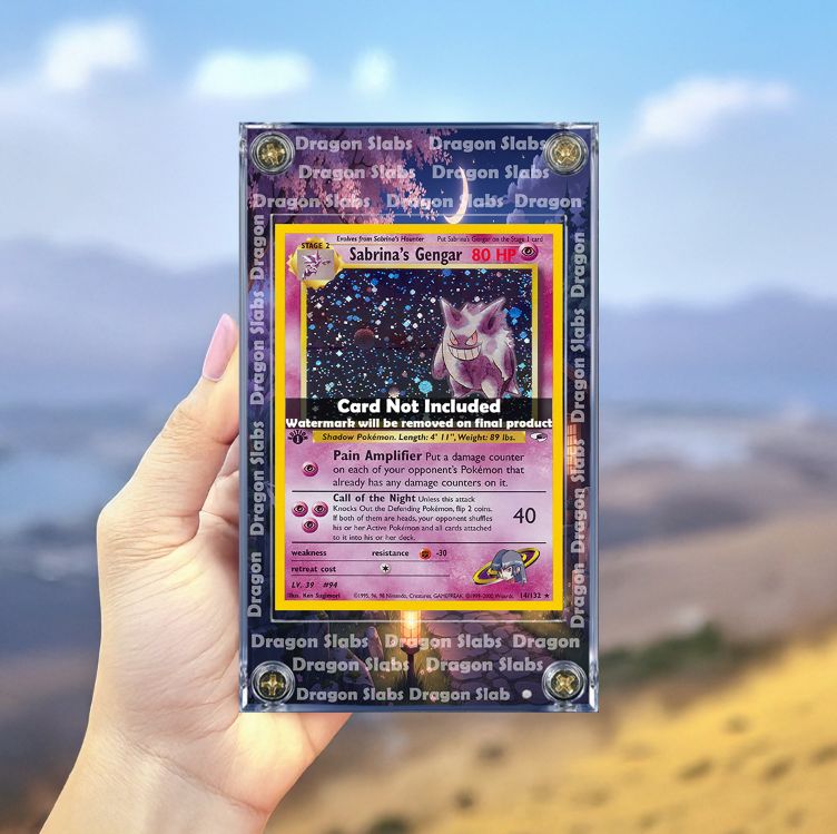 Pokemon Sabrina's Gengar 13/132 Gym Heroes Extended Artwork Case