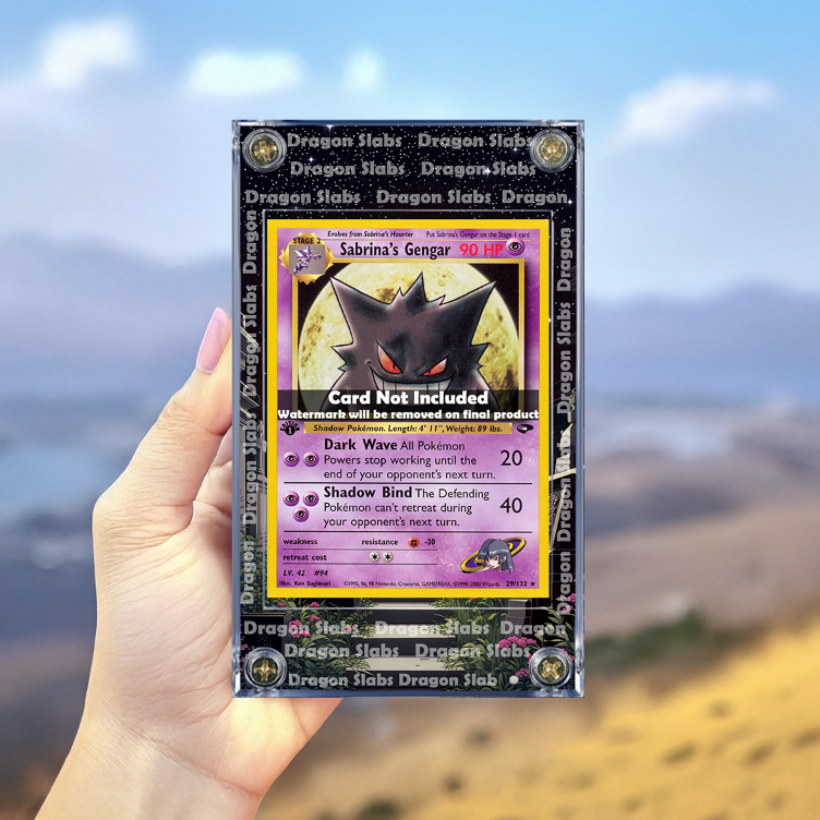 Pokemon Sabrina's Gengar 29/132 Gym Challenge Extended Artwork Case