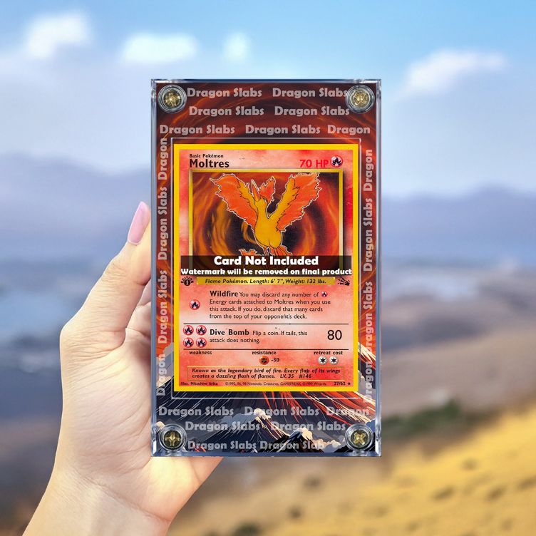 Pokemon Moltres 27/62 Fossil Extended Artwork Case