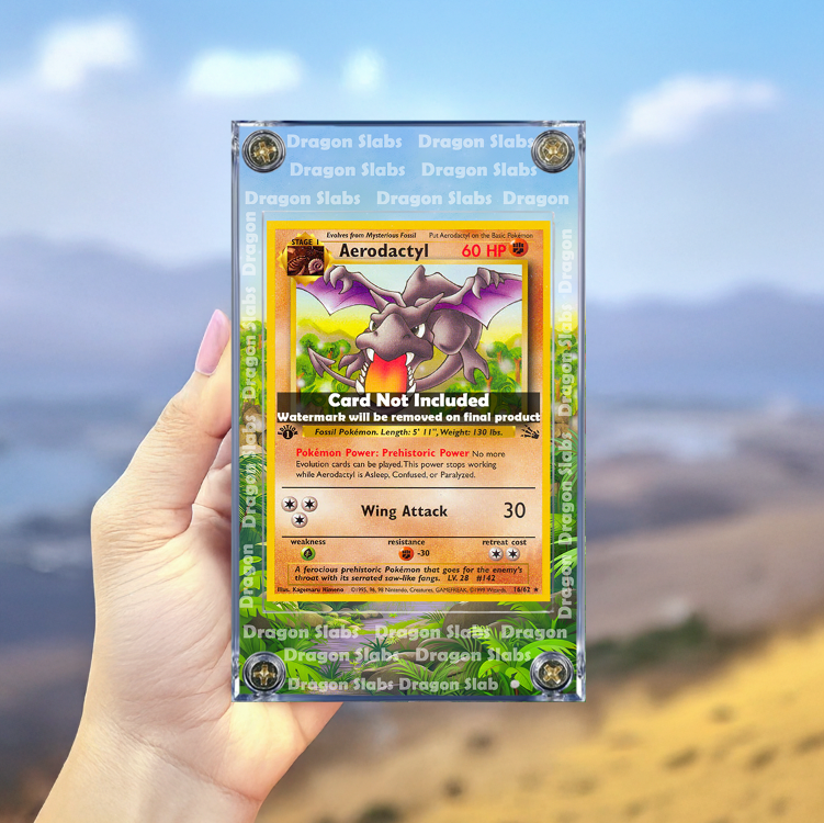 Pokemon Aerodactyl 16/62 Fossil Extended Artwork Case