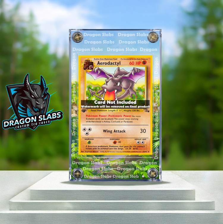 Pokemon Aerodactyl 16/62 Fossil Extended Artwork Case