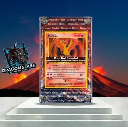 Pokemon Moltres 27/62 Fossil Extended Artwork Case