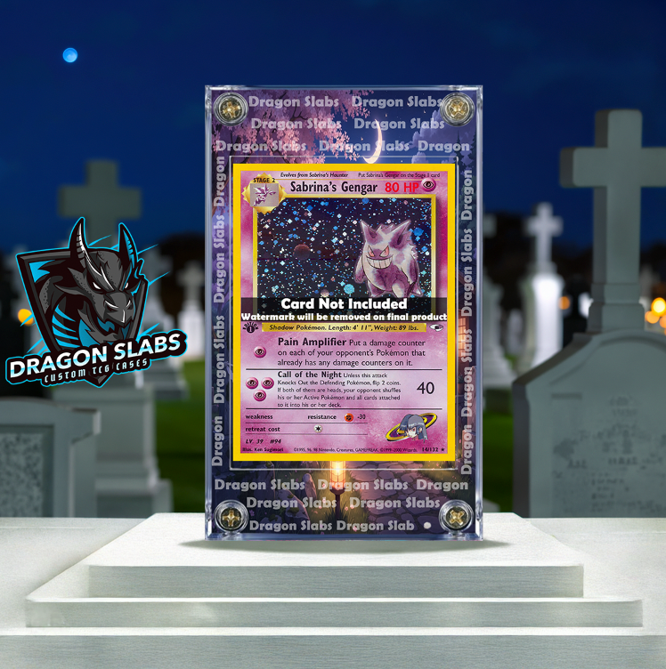 Pokemon Sabrina's Gengar 13/132 Gym Heroes Extended Artwork Case