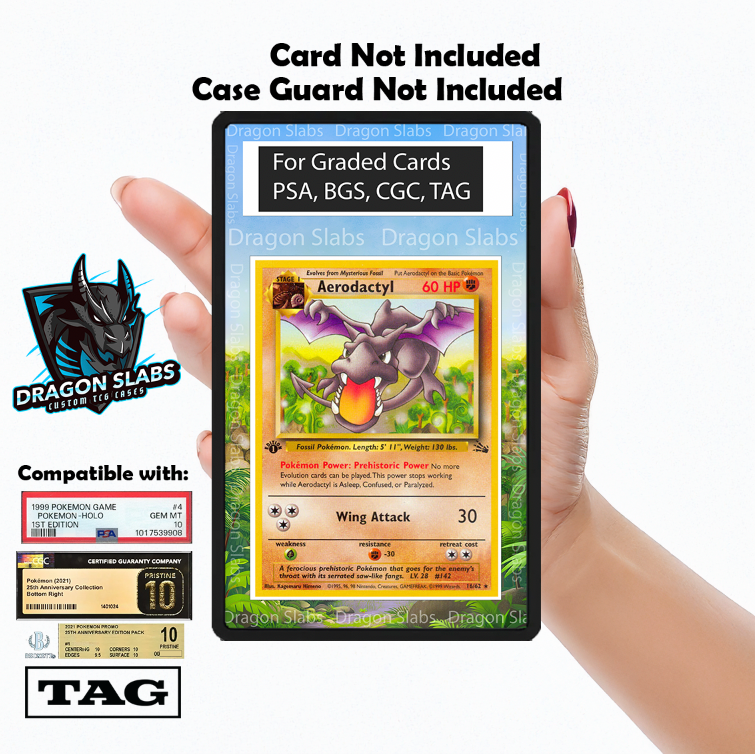 Aerodactyl Fossil PSA bgs CGC tag Extended Artwork Pokemon