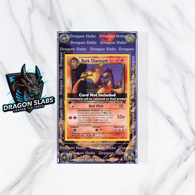 Pokemon Dark Charizard Rocket Extended Artwork Case