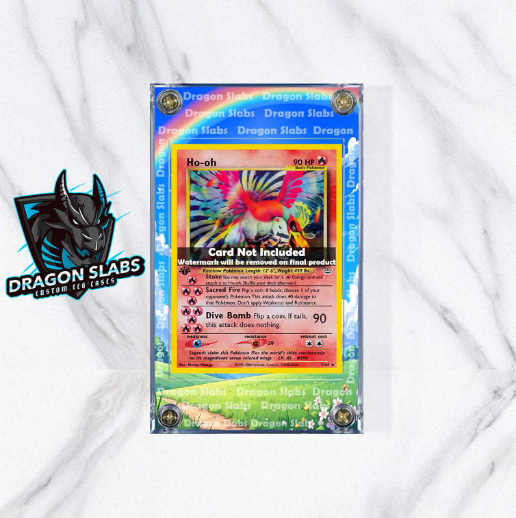 Pokemon Ho-Oh 7/64 Neo Revelation Extended Artwork Case