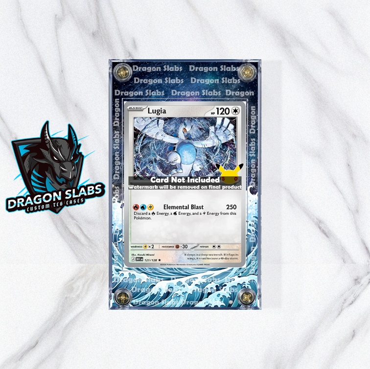 Pokemon Lugia 121/128 Me: 30th Celebrations Extended Artwork Case