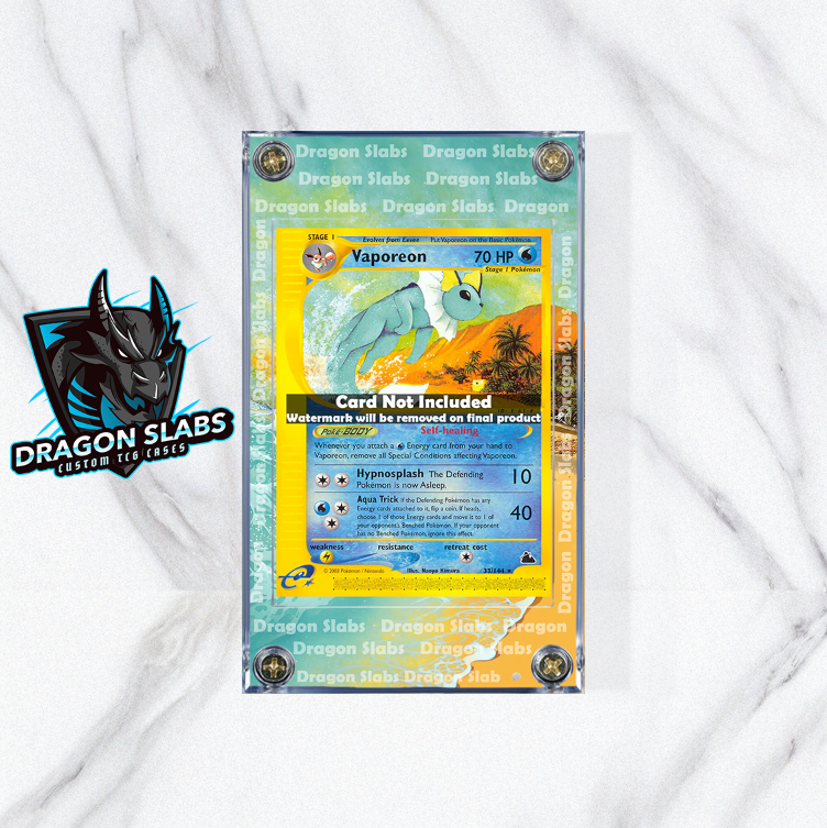 Pokemon Vaporeon 33/144 Skyridge Extended Artwork Case