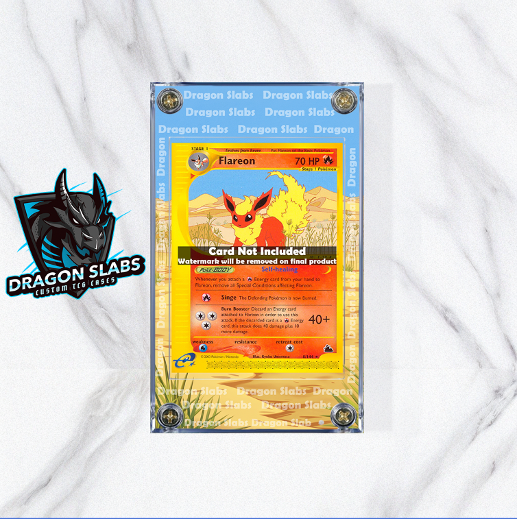 Pokemon Flareon 8/144 Skyridge Extended Artwork Case