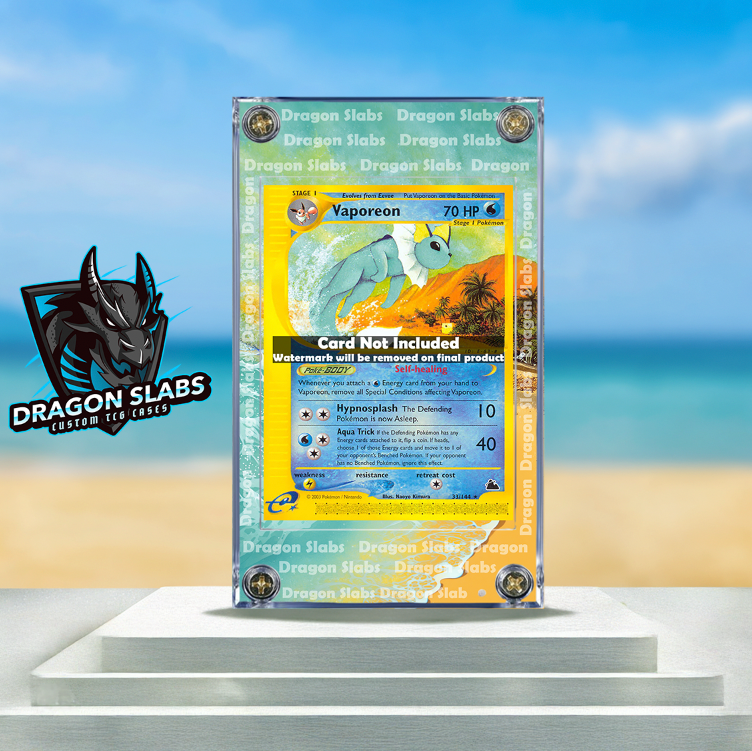 Pokemon Vaporeon 33/144 Skyridge Extended Artwork Case