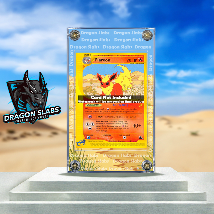 Pokemon Flareon 8/144 Skyridge Extended Artwork Case