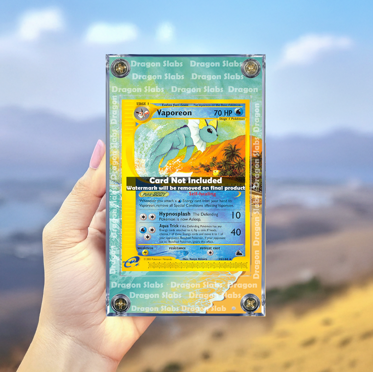 Pokemon Vaporeon 33/144 Skyridge Extended Artwork Case
