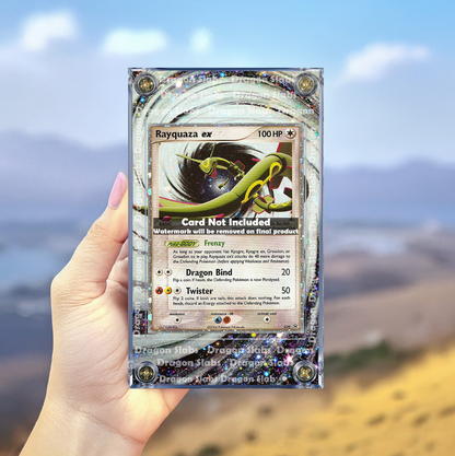 Pokemon Rayquaza Ex 039 Promo Collectors Tin Extended Artwork Case