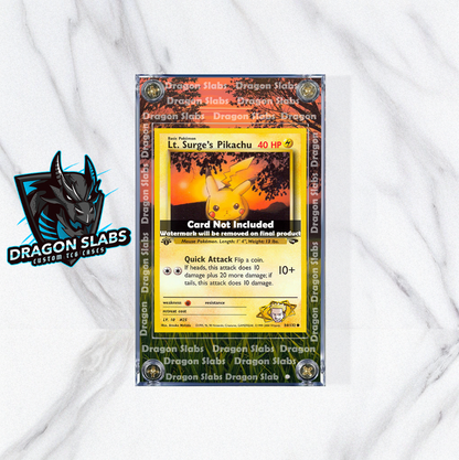 Pokemon Lt. Surge's Pikachu 84/132 Gym Challenge Extended Artwork Case