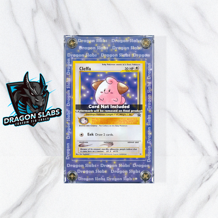 Pokemon Cleffa 31 Black Star Promo Extended Artwork Case