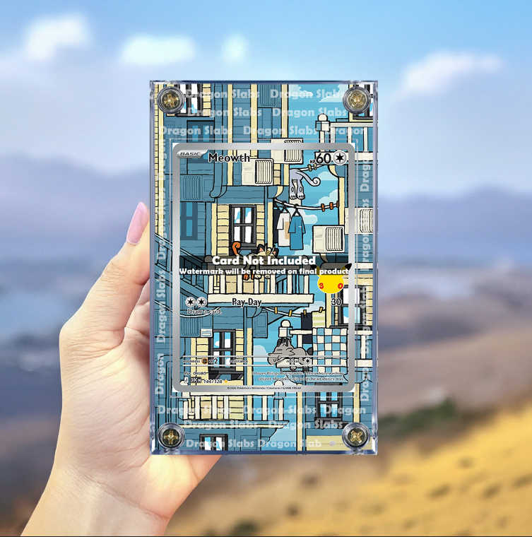 Pokemon Meowth 144/128 Me: 30th Celebration Extended Artwork Case