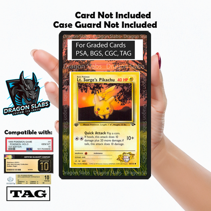 Lt. Surge's Pikachu 84/132 Gym Challenge PSA bgs CGC tag Extended Artwork Pokemon