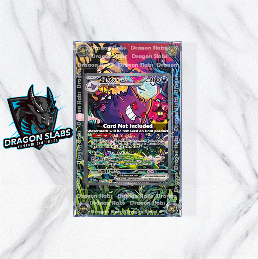 Pokemon Gengar EX 154/128 Me: 30th Celebration Extended Artwork Case