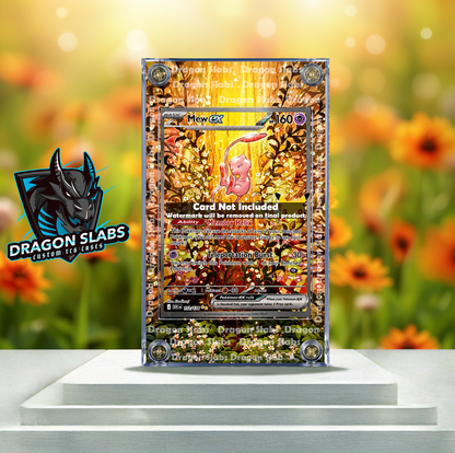 Pokemon Mew EX SIR 152/128 Me: 30th Celebration Extended Artwork Case
