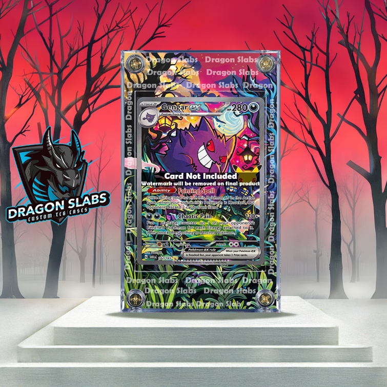 Pokemon Gengar EX 154/128 Me: 30th Celebration Extended Artwork Case