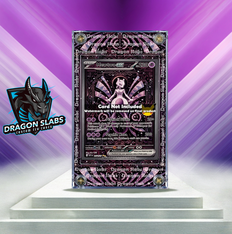 Pokemon Mewtwo EX SIR 151/128 Me: 30th Celebration Extended Artwork Case