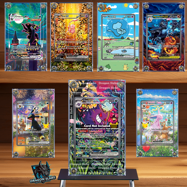 Pokemon Gengar EX 154/128 Me: 30th Celebration Extended Artwork Case