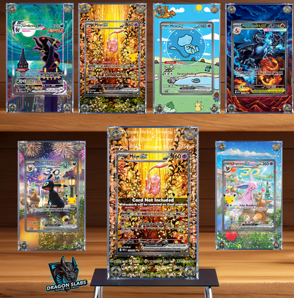 Pokemon Mew EX SIR 152/128 Me: 30th Celebration Extended Artwork Case