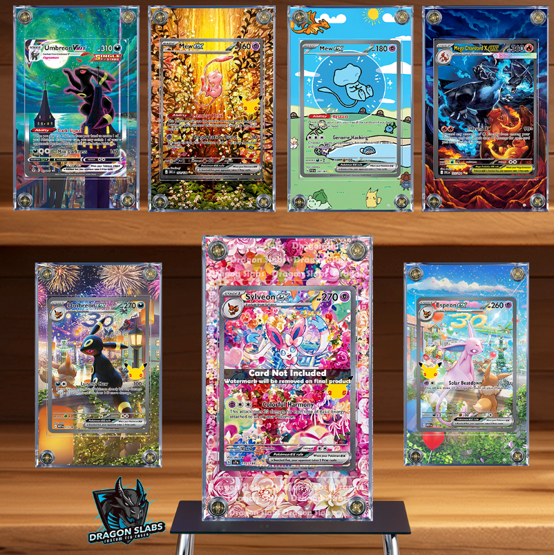 Pokemon Sylveon EX SIR 153/128 Me: 30th Celebration Extended Artwork Case