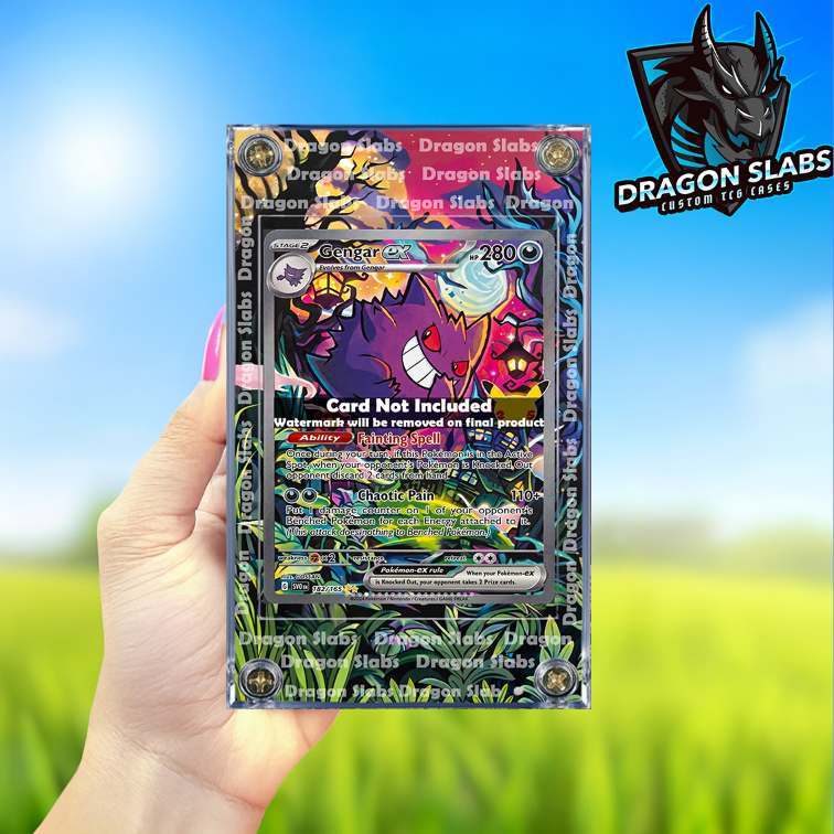 Pokemon Gengar EX 154/128 Me: 30th Celebration Extended Artwork Case