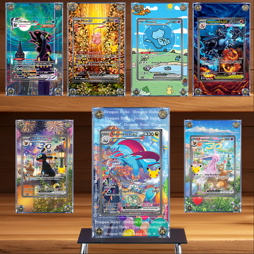 Pokemon Salamence EX 156/128 Me: 30th Celebration Extended Artwork Case