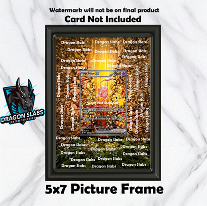 Mew EX 152/128 30th Anniversary Celebrations Pokemon Extended Art Frame 5x7 Frame