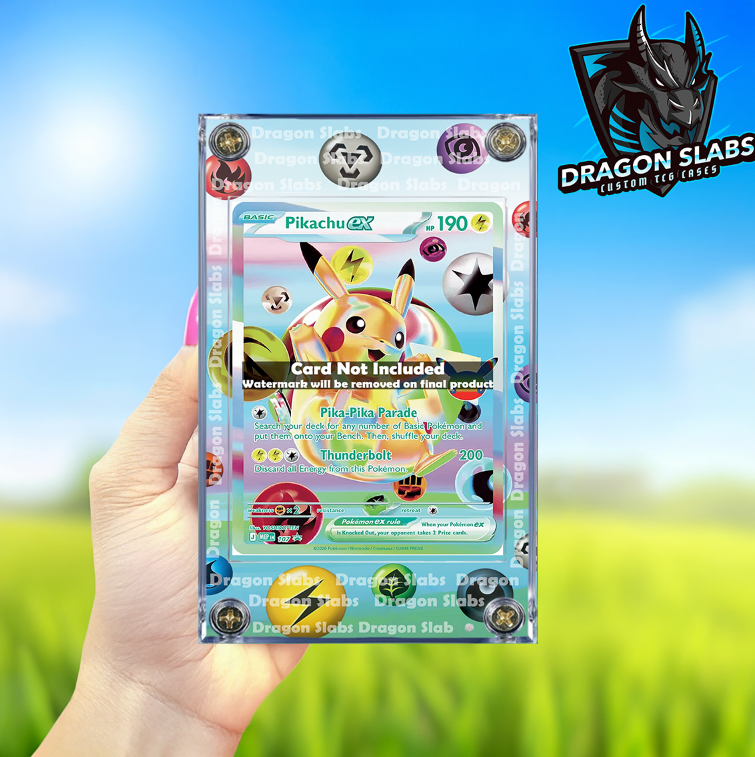 Pokemon Pikachu EX SIR 107 Promo Me: 30th Celebration Extended Artwork Case