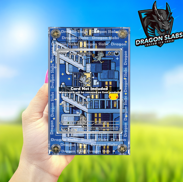 Pokemon Alolan Meowth 139/128 Me: 30th Celebration Extended Artwork Case