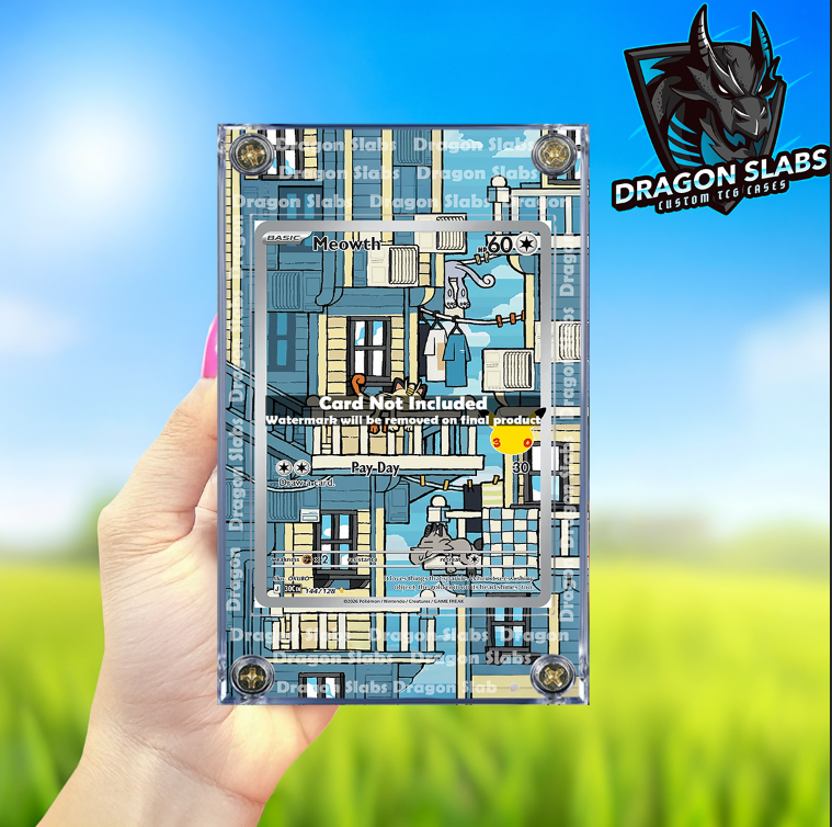 Pokemon Meowth 144/128 Me: 30th Celebration Extended Artwork Case