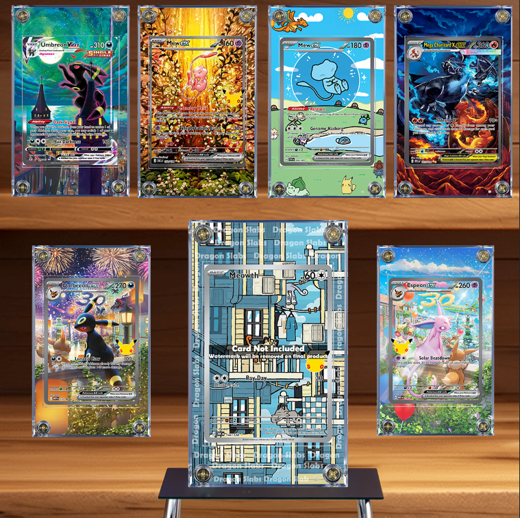 Pokemon Meowth 144/128 Me: 30th Celebration Extended Artwork Case