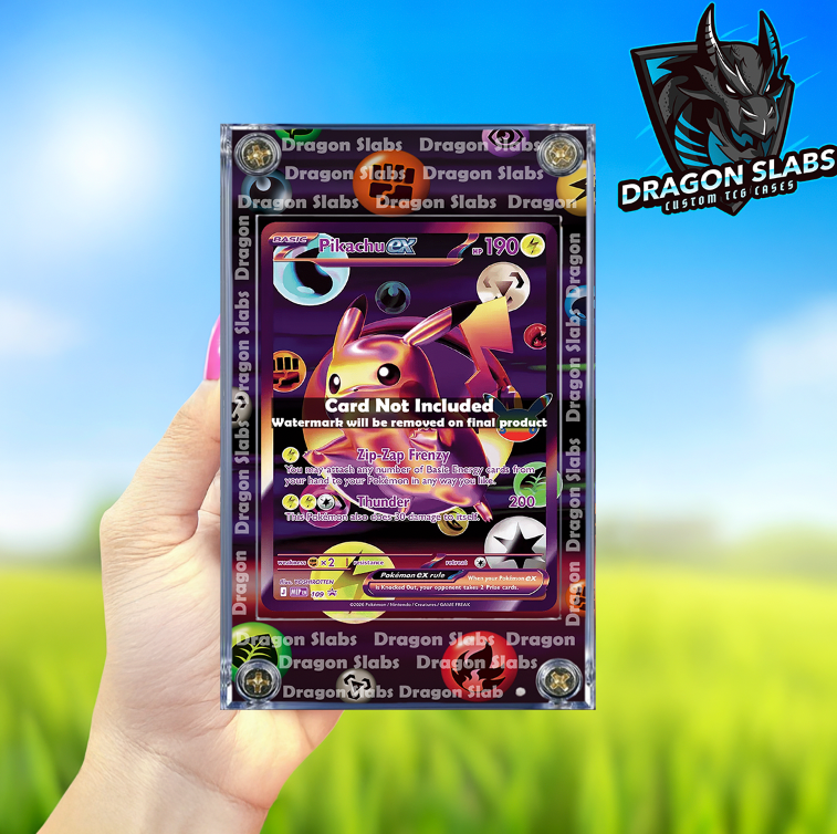 Pokemon Pikachu EX SIR 109 Promo Me: 30th Celebration Extended Artwork Case