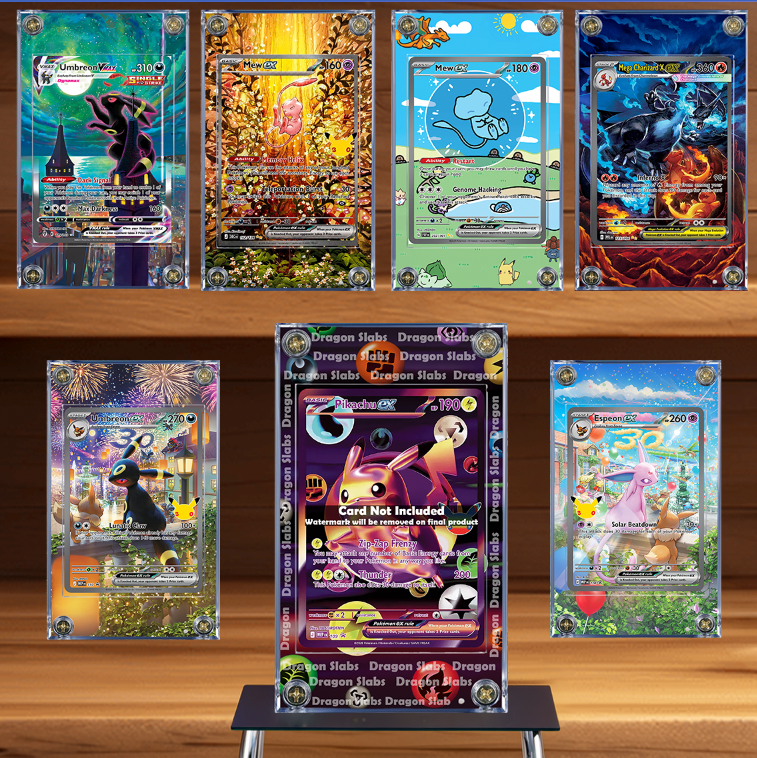 Pokemon Pikachu EX SIR 109 Promo Me: 30th Celebration Extended Artwork Case
