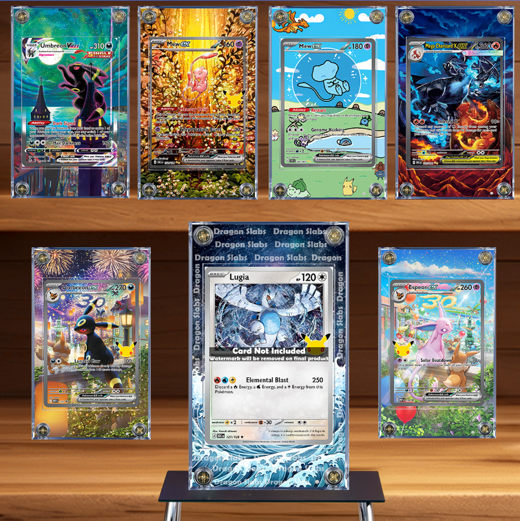 Pokemon Lugia 121/128 Me: 30th Celebrations Extended Artwork Case