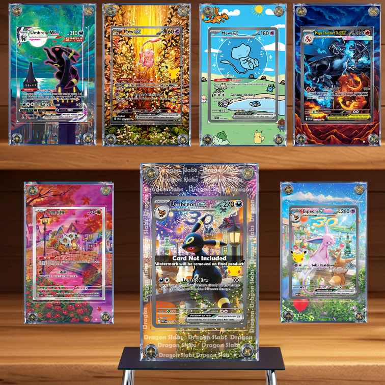 Pokemon Umbreon EX 110 Promo Me: 30th Celebration Extended Artwork Case