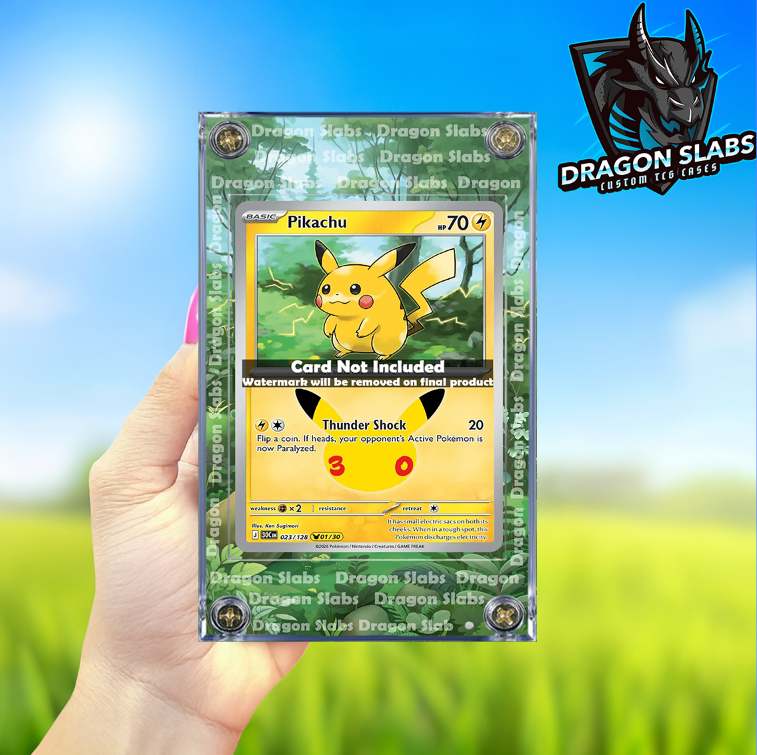 Pokemon Pikachu 023/128 Me: 30th Celebration Extended Artwork Case