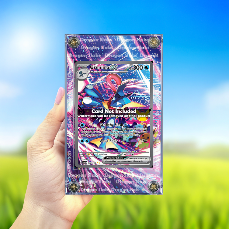 Pokemon Greninja EX SIR 148/128 Me: 30th Celebration Extended Artwork Case