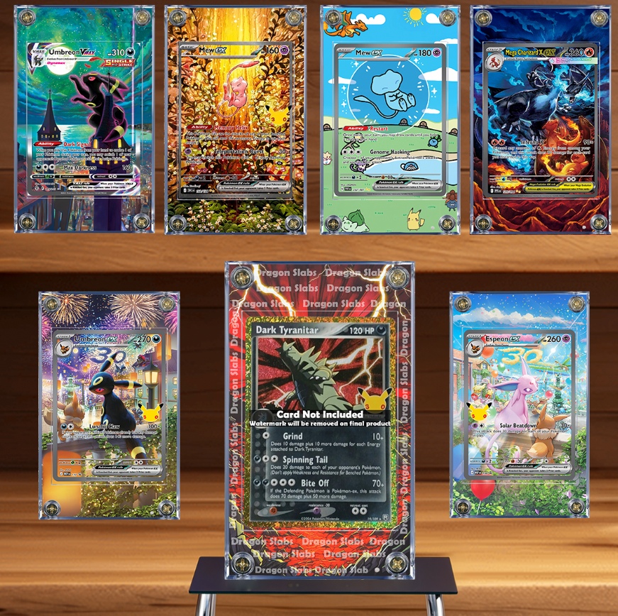 Pokemon Dark Tyranitar 19/109 Me: 30th Celebrations Extended Artwork Case