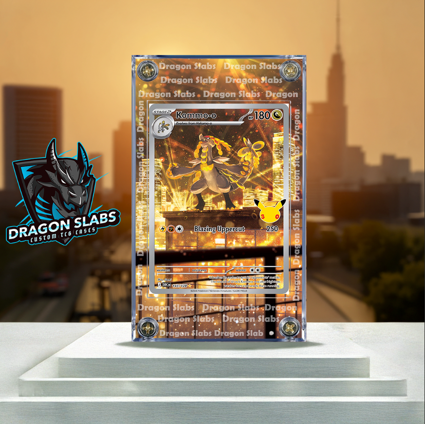 Pokemon Kommo-o 143/128 Me: 30th Celebration Extended Artwork Case