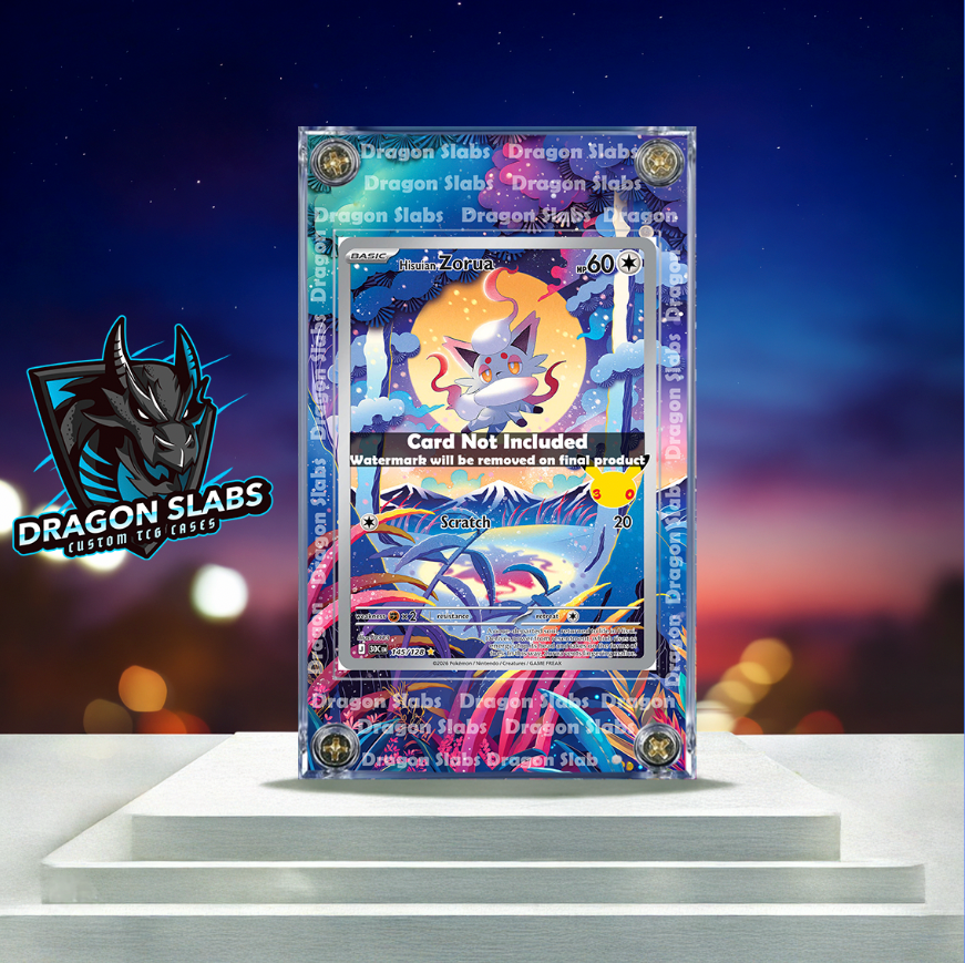 Pokemon Hisuian Zorua 145/128 Me: 30th Celebration Extended Artwork Case