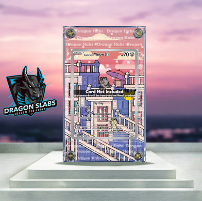 Pokemon Galarian Meowth 141/128 Me: 30th Celebration Extended Artwork Case