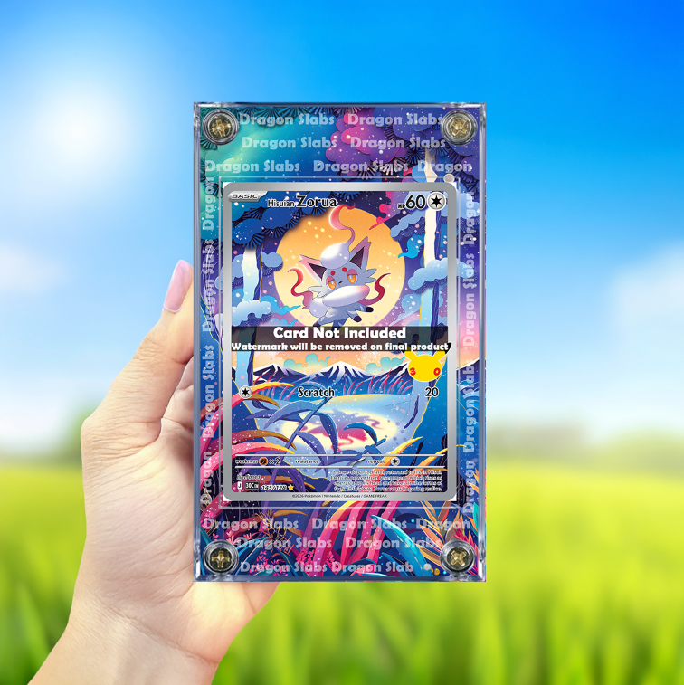 Pokemon Hisuian Zorua 145/128 Me: 30th Celebration Extended Artwork Case
