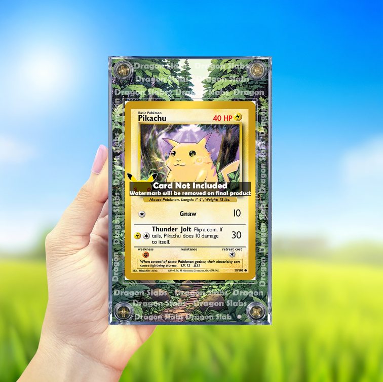 Pokemon Pikachu 58/102 Classic Me: 30th Celebration Extended Artwork Case