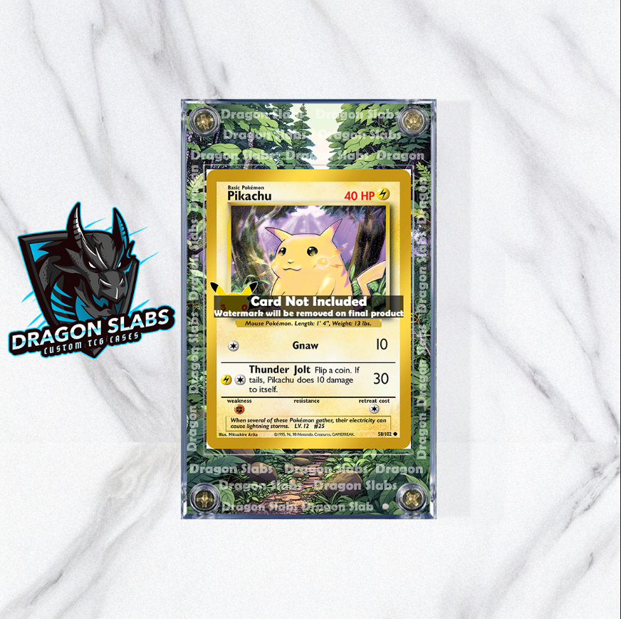 Pokemon Pikachu 58/102 Classic Me: 30th Celebration Extended Artwork Case