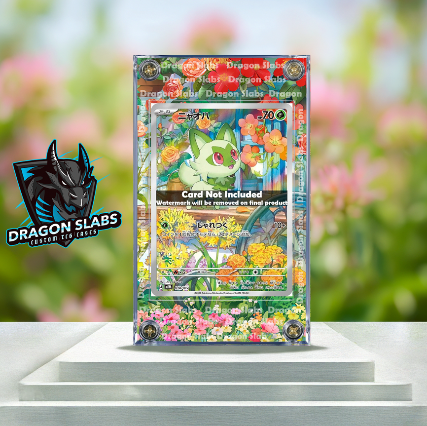 Pokemon Sprigatito AR 018/017 Ex Starter Sets Extended Artwork Case