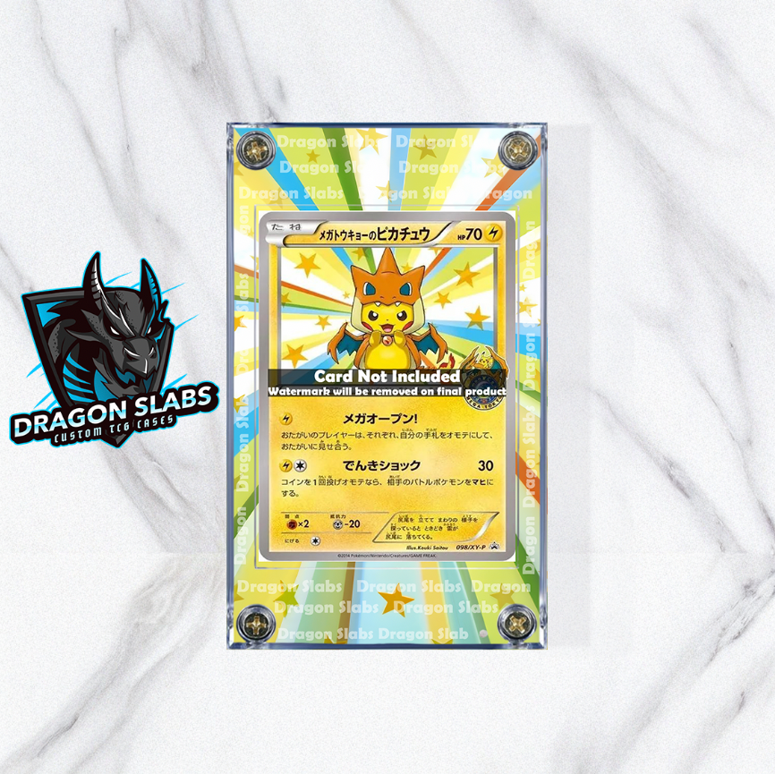 Pokemon Mega Tokyo Pikachu 098/XY-P Pokemon Center Promo Extended Artwork Case